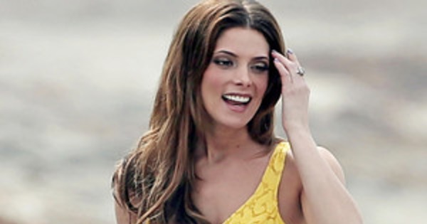 Ashley Greene Transforms Into Priscilla Presley, Rocks a Retro Bathing